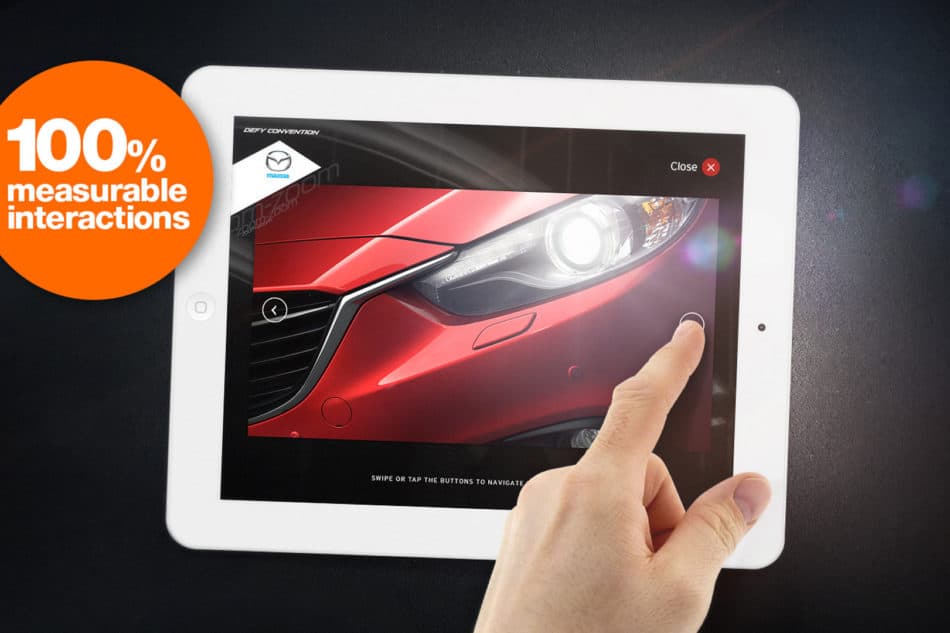 Mazda digital advert