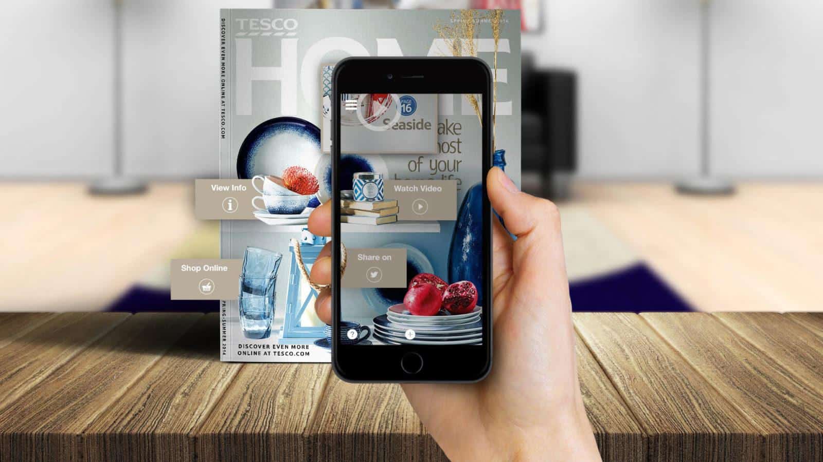 Tesco Home discover app