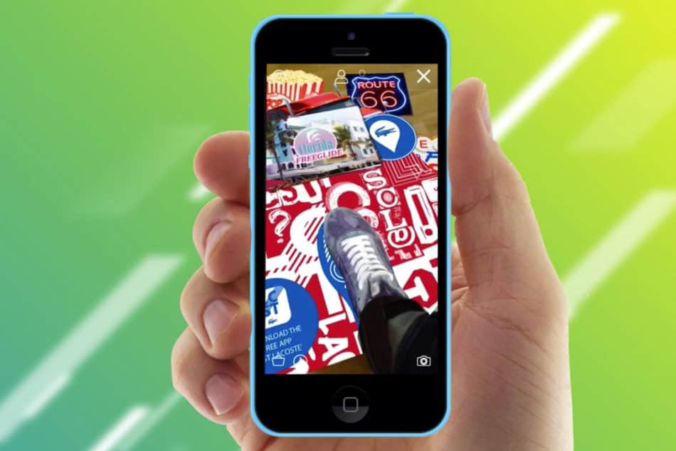 Lacoste augmented reality app