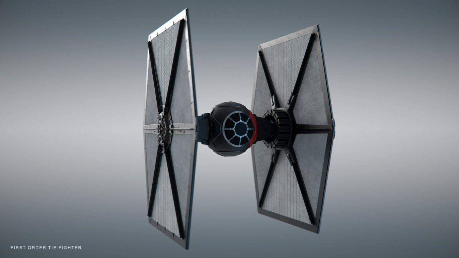 Photorealistic 3D Tie Fighter